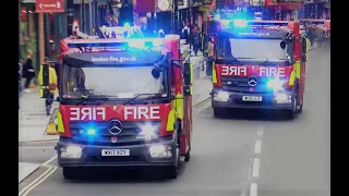 GET OUT OF THE WAY!! - Fire Engines Responding Urgently in CONVOY + London Police Cars & Ambulances