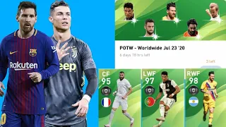 POTW - Worldwide July 23 ' 20 Pack Opening In Pes 2020 Mobile