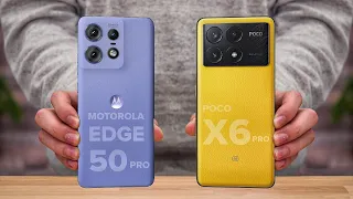 Motorola Edge 50 Pro Vs Poco X6 Pro || Full Comparison ⚡ Which one is Best?