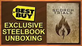 Maze Runner: The Scorch Trials Best Buy Exclusive Blu-ray SteelBook Unboxing