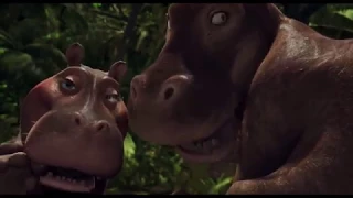 The Wild: Mamma Hippo's butt tries squashing Ryan