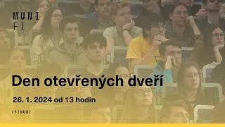 Den otevřených dveří Fakulty informatiky MU