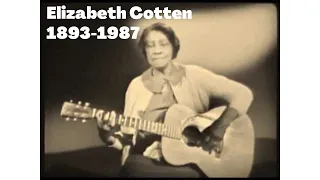 Elizabeth Cotten American Singer Songwriter Guitarist "In The Sweet, By And By"