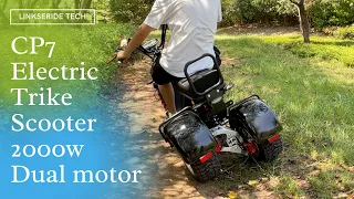 CP7 Electric Trike Scooter 2000w Dual Motor with Articulating Back