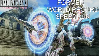 FF XII: TZA Yiazmat Speedrun 1:40 [FORMER WORLD RECORD]