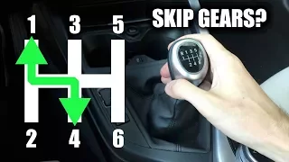 Is It Okay To Skip Gears In A Manual Transmission?