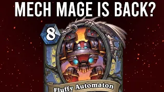 New Colossal Mage Card! MECH MAGE IS BACK? - Hearthstone Voyage to the Sunken City