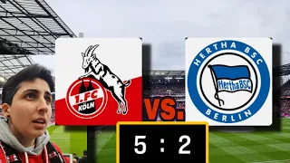 1.FC Köln gegen Hertha BSC Berlin (Stadionvlog)