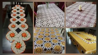 Beautiful Fun Crochet Trendy Clothes Table Runner Table Mat Design Top Ideas Free Patterns 2024