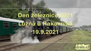 Národní den železnice 2021, Lužná u Rakovníka, den druhý