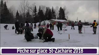 Pêche sur glace St Zacharie 2018(Hier@Aujourd`hui)