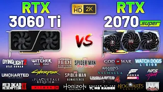 RTX 3060 Ti vs RTX 2070 SUPER in 2023 (Test in 20 Games) 1440p "How Big is The Difference?"