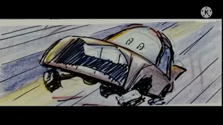 Cars McQueen's nightmare ( RARE DELETED SCENE )
