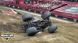 Monster Jam 2024 Rocket Mortgage FieldHouse Cleveland Ohio Saturday Evening Freestyles (2/17/24)