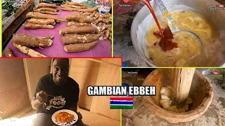 Cooking Gambian Most Popular STREET FOOD EBBEH !! West African Ultimate Recipe