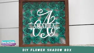 How to Make a Flower Shadow Box