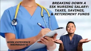 Breaking Down a 55K Salary, Taxes & Retirement Funds | Work Experience Wednesday's