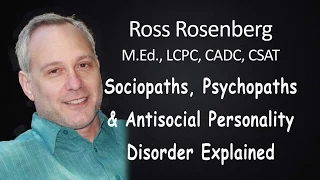 Sociopaths, Psychopaths & Antisocial Personality Disorder Explained. Relationship Expert Advice