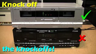 Knock off the knockoffs: A plea to cassette deck manufacturers