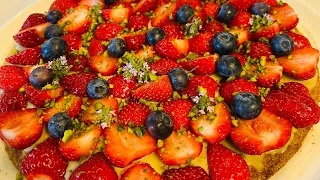 Thermomix/Tarte aux fraises à la pistache/Cookidoo