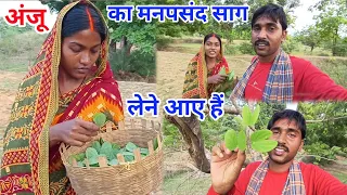 अंजू का मनपसंद साग लेने आए हैं#vlog #marriage #ajayanjuvlogs