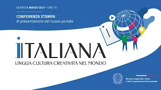 ITALIANA. Lingua Cultura Creatività nel Mondo.