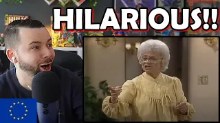 European Reacts: The Golden Girls - Funny Moments