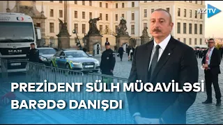 Prezident: "Ermənistan tərəfindən xoş məram olarsa, sülh müqaviləsi ilin sonunadək imzalana bilər"