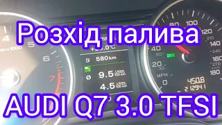 Розхід палива AUDI Q7 3.0 TFSI