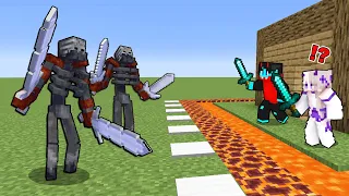 MUTANT Wither Skeleton Vs Most Secure House | Minecraft