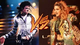 Michael Jackson Vs. Madonna (Record Sales, Live Performances)