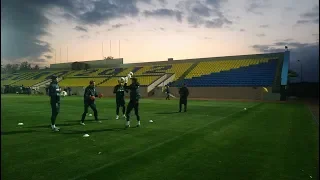 Тренировка сборной Украины перед матчем с Литвой