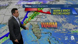 First Alert Weather Forecast for Afternoon of Wednesday, Jan. 25, 2023