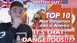 British Guy Reacts to the Most DANGEROUS Jobs in America
