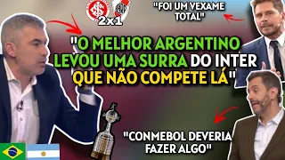 CAOS, CONFUSÃO, TRISTEZA: IMPRENSA ARGENTINA NÃO ACEITOU BEM ELIMINAÇÃO DO RIVER PARA O INTER