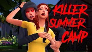 KILLER SUMMER CAMP - The Sims 4 [Short Horror Movie]