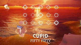 Cupid - FIFTY FIFTY : sky piano music sheet [ sky : children of the light ]