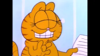 Nermal plays Garfields role for a day