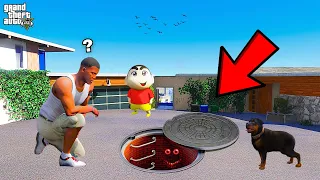 Shinchan and Franklin Found Secret Bunker Under Franklin House in GTA 5