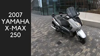 Yamaha X-MAX 250 2007 walk around and start up