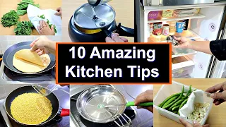 १० बहुत काम के किचन टिप्स जो आपने पहले नहीं सुना होगा | 10 Amazing Kitchen Tips | KabitasKitchen