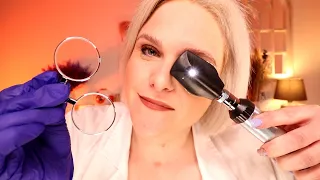 A Detailed ASMR Orbital Eye Exam: A Realistic Medical