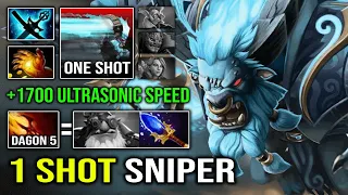 If There's SNIPER Just Pick Spirit Breaker to 1 Shot Him | WTF  +1700 Speed Level 5 Dagon Dota 2