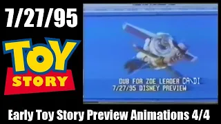 |TOY STORY| Early Preview Footage Comparison 4/4