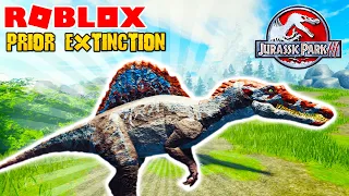 Roblox Prior Extinction - The BEST Jurassic Park Spinosaurus Ever!?