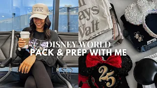PACK & PREP WITH ME FOR DISNEY WORLD - my packing list, tips & tricks, last minute to do's & more!