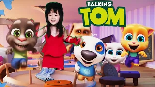 My Talking Tom Friends in REAL LIFE Ruined Our House and MORE Kate Adventures