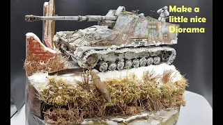 Make a little nice Diorama for the Tamiya Nashorn 1:35