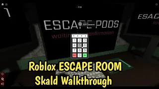 Roblox ESCAPE ROOM Skald | Full Walkthrough | How To Escape From Skald Map In ESCAPE ROOM
