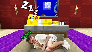 SPĘDZIŁEM 24H w DOMKU SPONGEBOBA w Minecraft! *nic o tym nie wiedział*